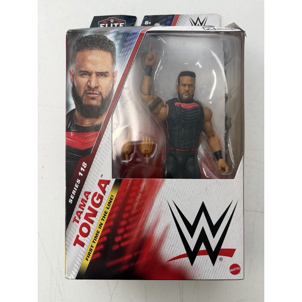 Tama Tonga - WWE Elite 118 Mattel Toy Wrestling Action Figure Box Damage - New